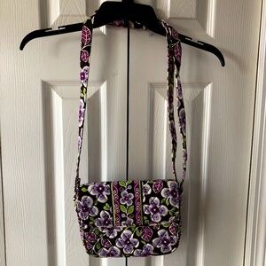 Vera Bradley Plum Petal Crossbody, NWOT